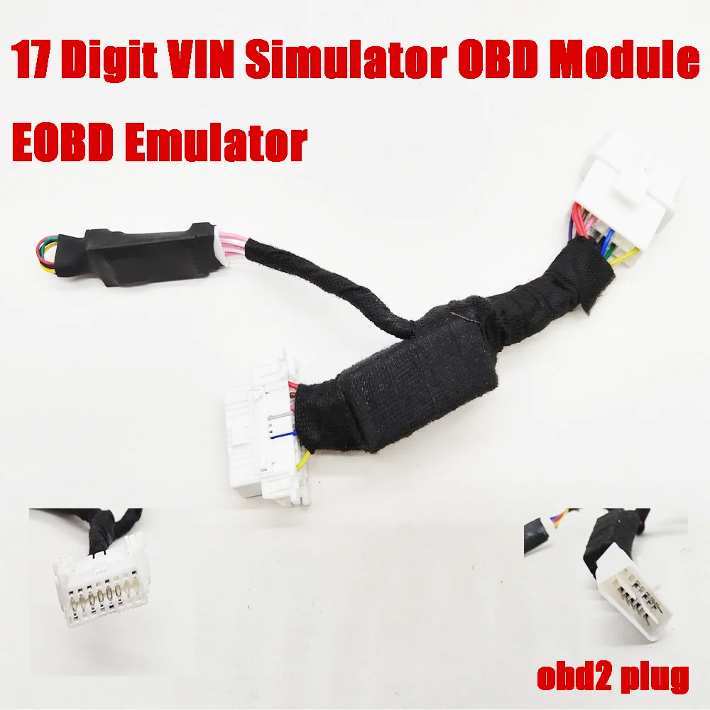 

Car 17 Digit VIN Simulator OBD Module EOBD Emulator Frame Number Modification Work with Launch Tablet or Android APP