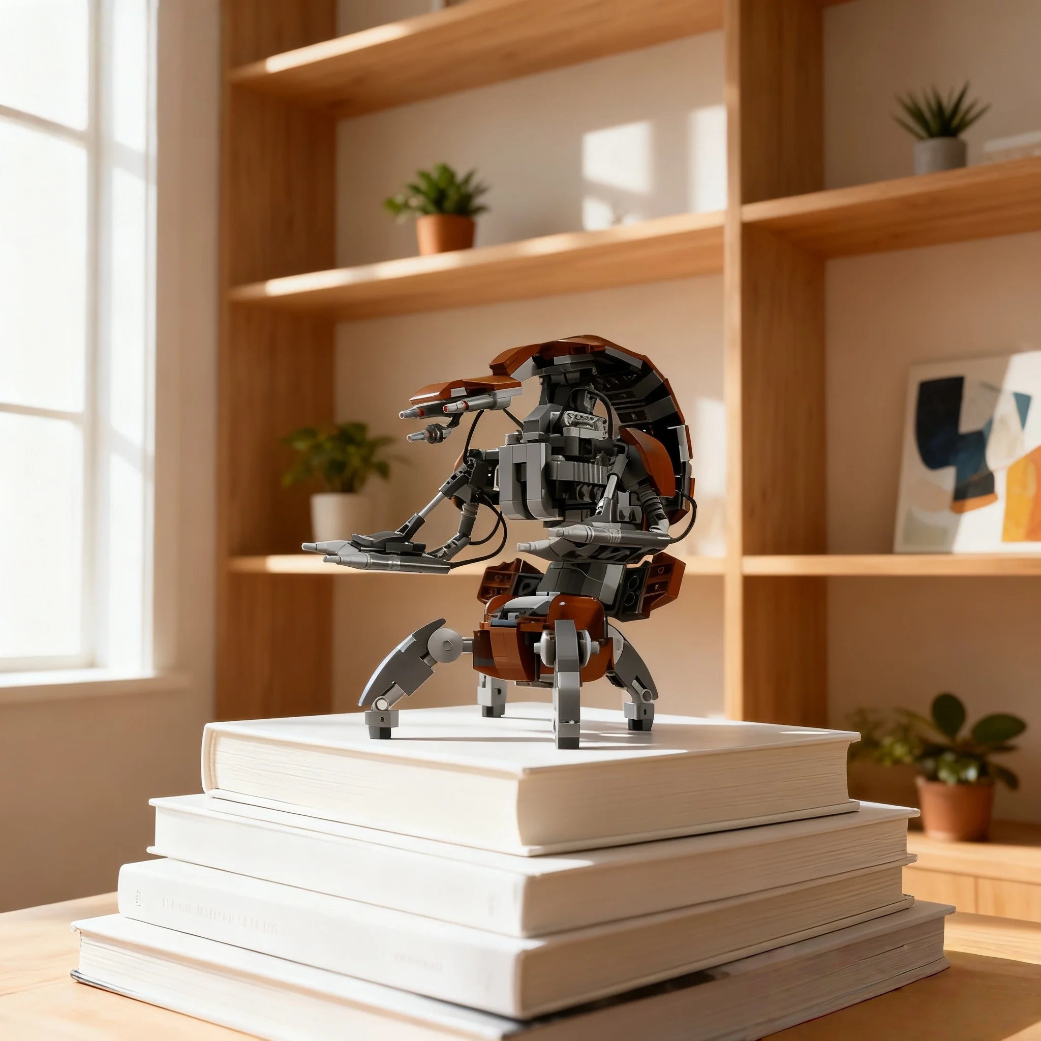 

583pcs2026 el nuevo MOC brown crea regalos creativos y decoración del hogar para fanáticos del cine para adultos