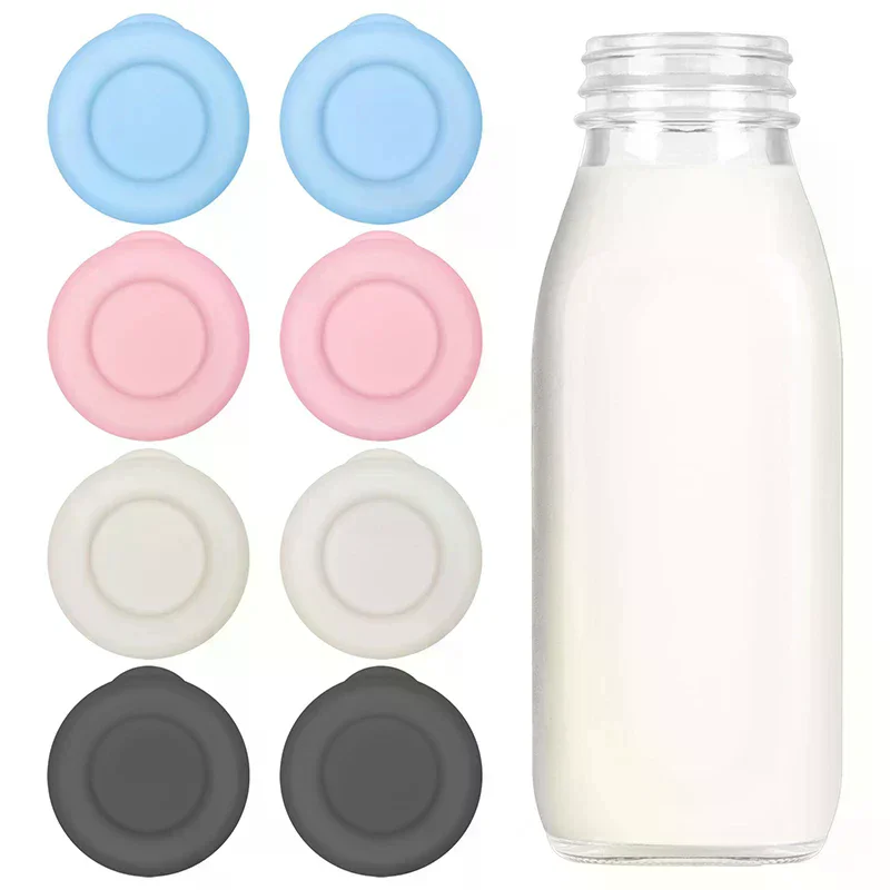 Silicone Glass Bottle Cap Reusable Leak Proof Caps Lids For Brew & Soft Drink Bottles, Soda & Wine,Dishwasher Safe 1pcs