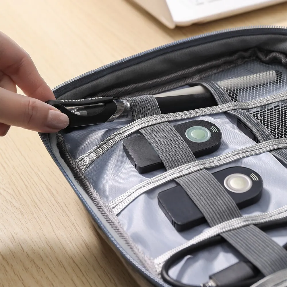 Multi-Function Digital Storage Bag Waterproof Electronic Cable Organizer Travel Data Line Charger Plug Cable Portable Organizer