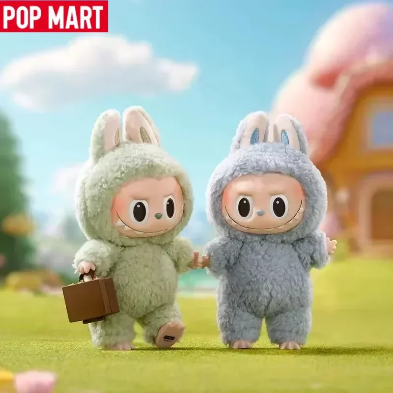 

POP MART LABUBU Monsters Macaron Виниловая загадочная коробка для лица-сюрприз, слепая сумка, аниме-фигурка, игрушка, слепая коробка для девочек в подарок