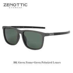 ZENOTTIC-Lunettes de soleil polarisées carrées pour hommes, cadre TR90 léger, nuances bloquant les UV 100%, conduite, pêche, golf, sports