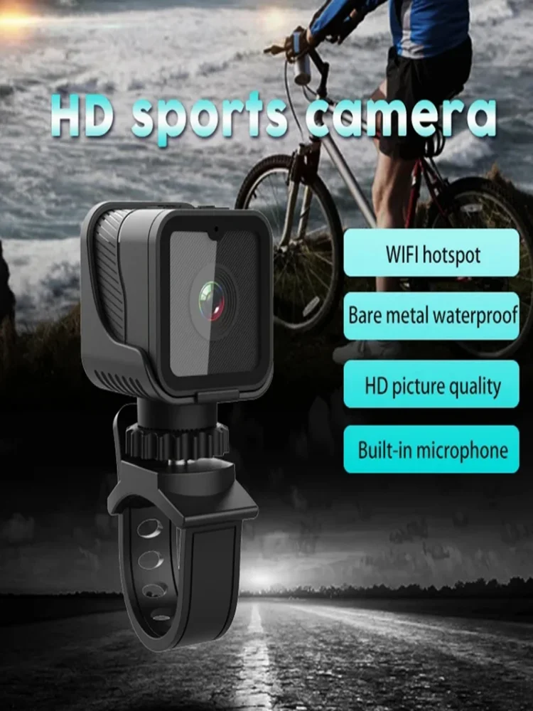 AliExpress POVCAN 1080P HD Portable Sports Mini Camera with Hotspot WiFi Waterproof Camera, Motorcycle and Bike Driving Recorder