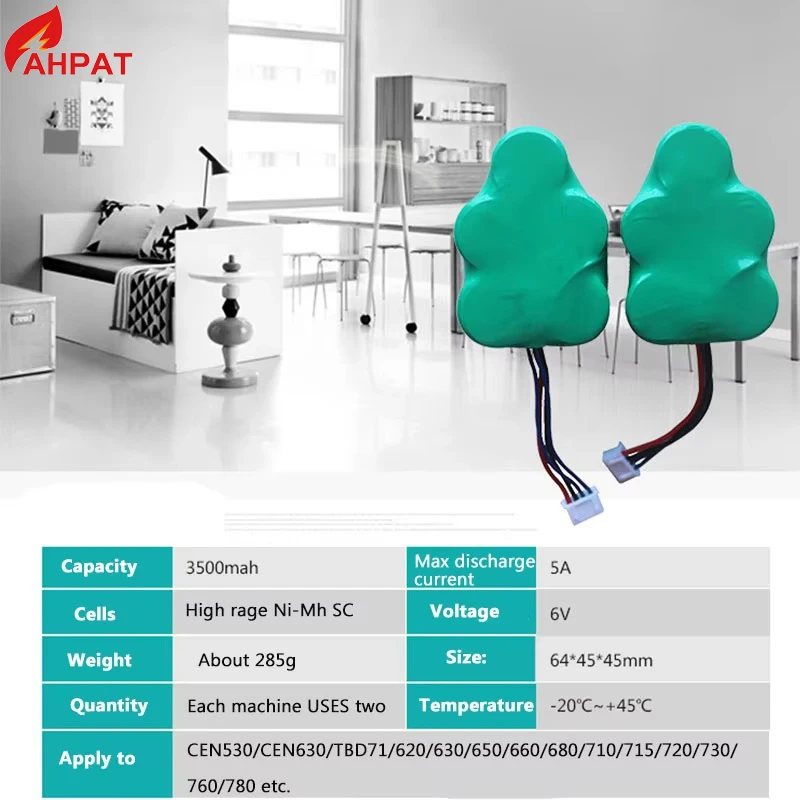 بطارية منظف جديدة SC 6 فولت 6800 مللي أمبير في الساعة ni-mh لـ Ecovacs Deebot TBD 71 Deebot 710 720 730 760 Ecovacs CEN530 CEN630 CEN680