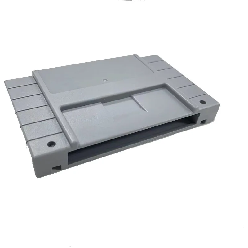 Carcasa de plástico para SNES US versión, Cartucho de tarjeta de juego, caja de repuesto