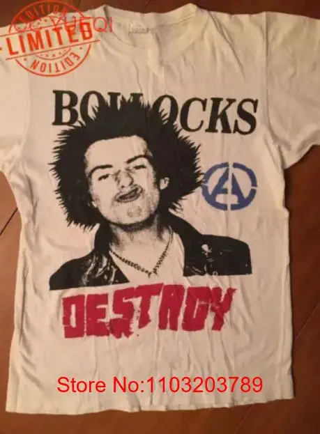 Sid Vicious Camiseta de manga corta para hombre y mujer, todas las tallas
