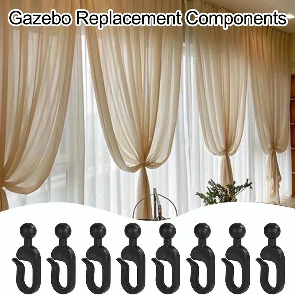 High-Quality Plastic Hooks For Gazebo Curtains - 50 Invisible Track Home Improvement Tool Accessory