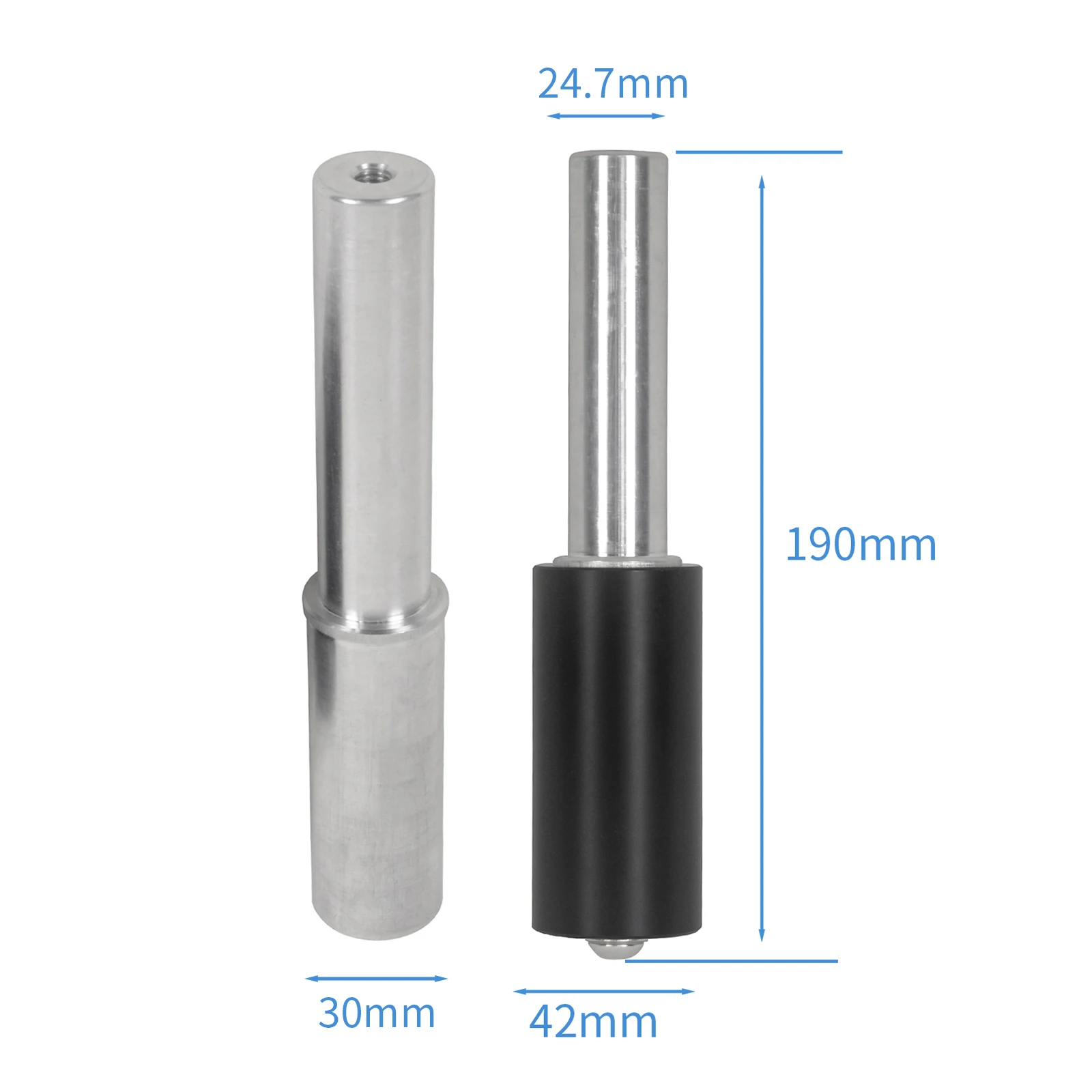 φ30mm Universal Racing Stand Pin Paddock Stand Pin Single Arm Stand Lift Frame Aluminum Rod+Nylon Sleeve