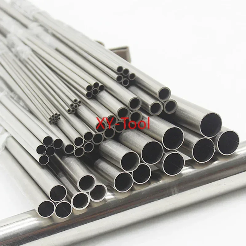 10Pcs 304 Stainless Steel Tube OD 2/2.5/3/3.5/4/4.5/5/5.5mm Hollow Round Tube Thin Walled Capillary Thin Pipe