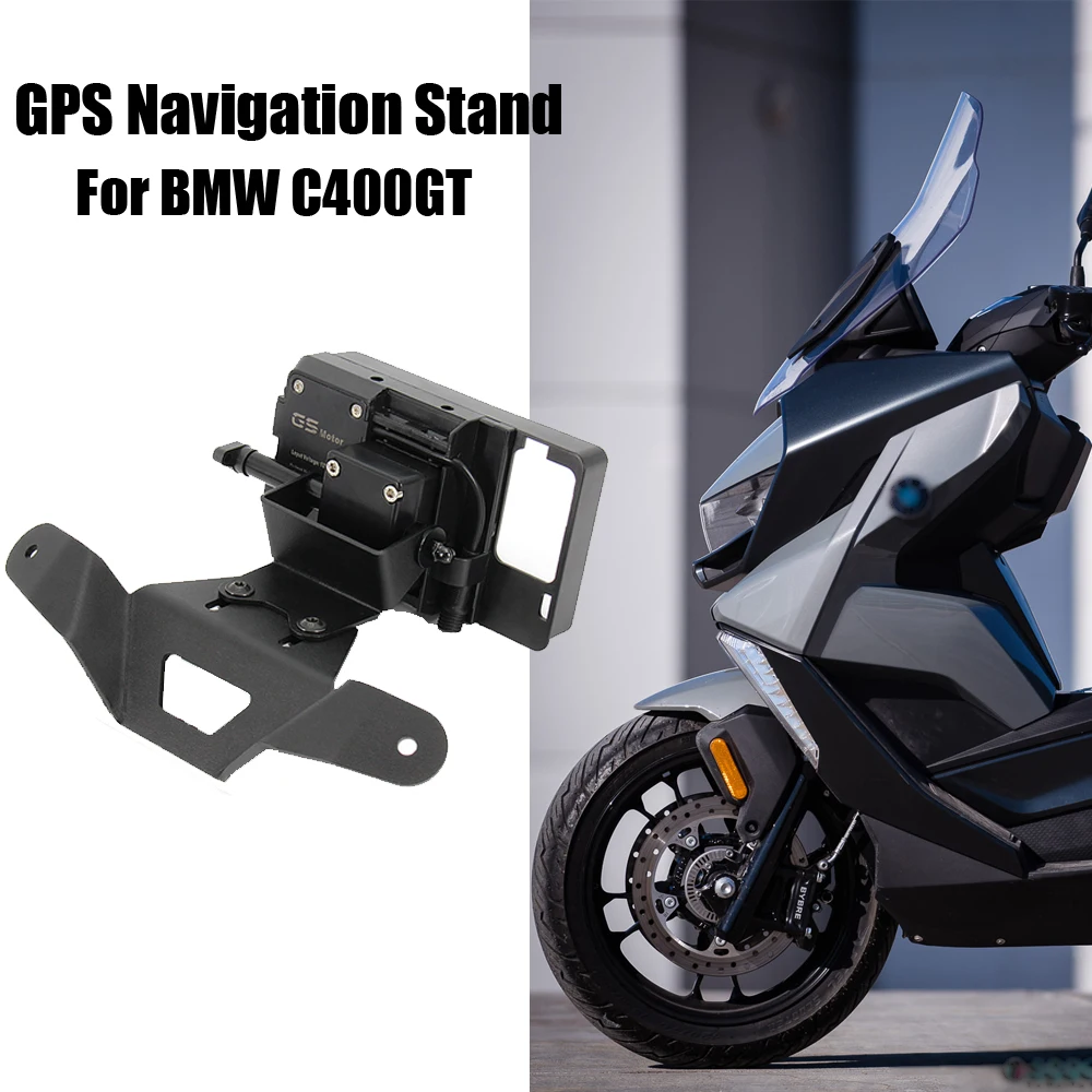 Motorcycle For BMW C400GT C 400GT C400 GT Front Phone Stand Holder Smartphone Phone GPS Navigation Plate Bracket