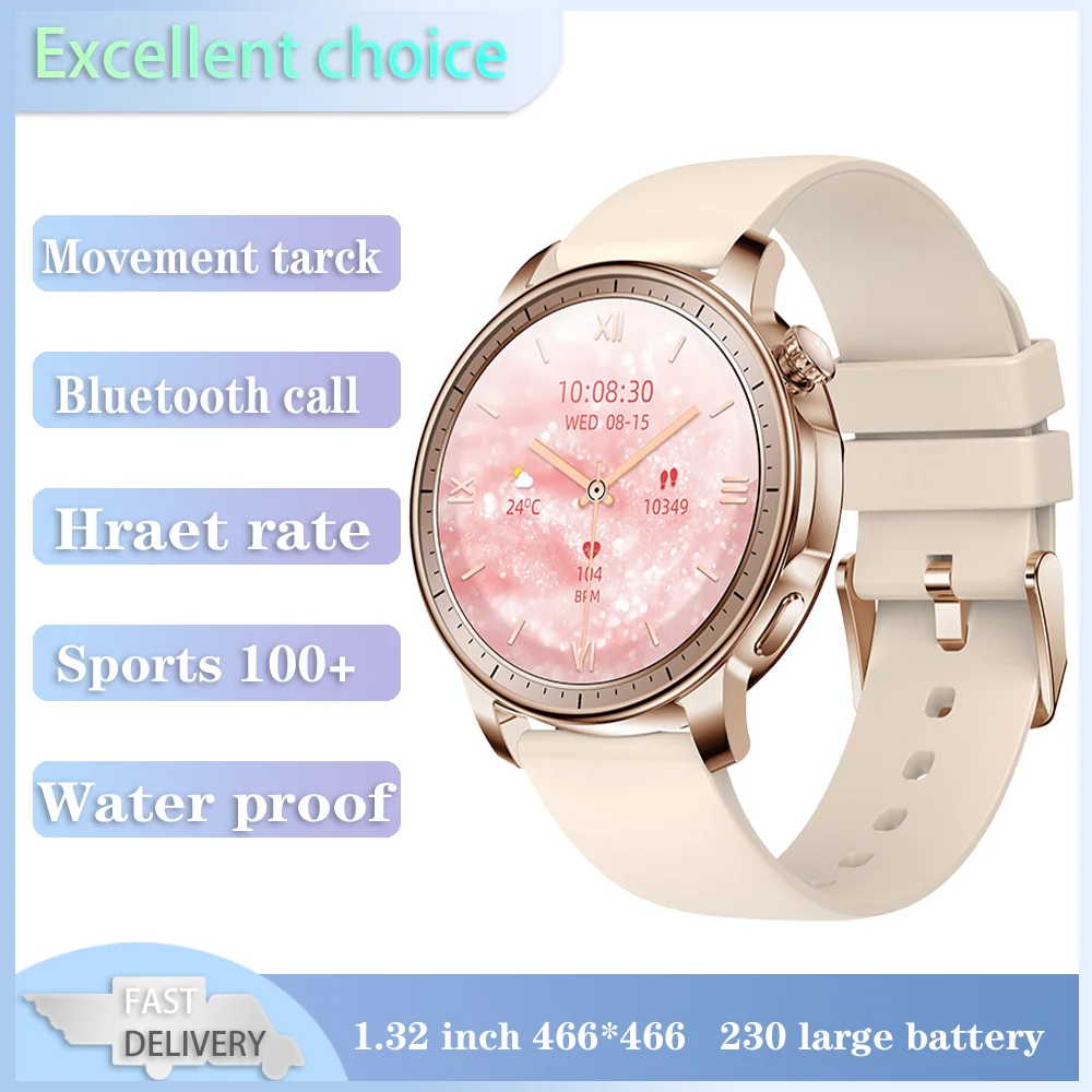 

Xiaomi Mijia Watches for Women Frees Shipping Bluetooth Call Heart Rate Monitoring Watch Sports Fitness Waterproof Women Watches