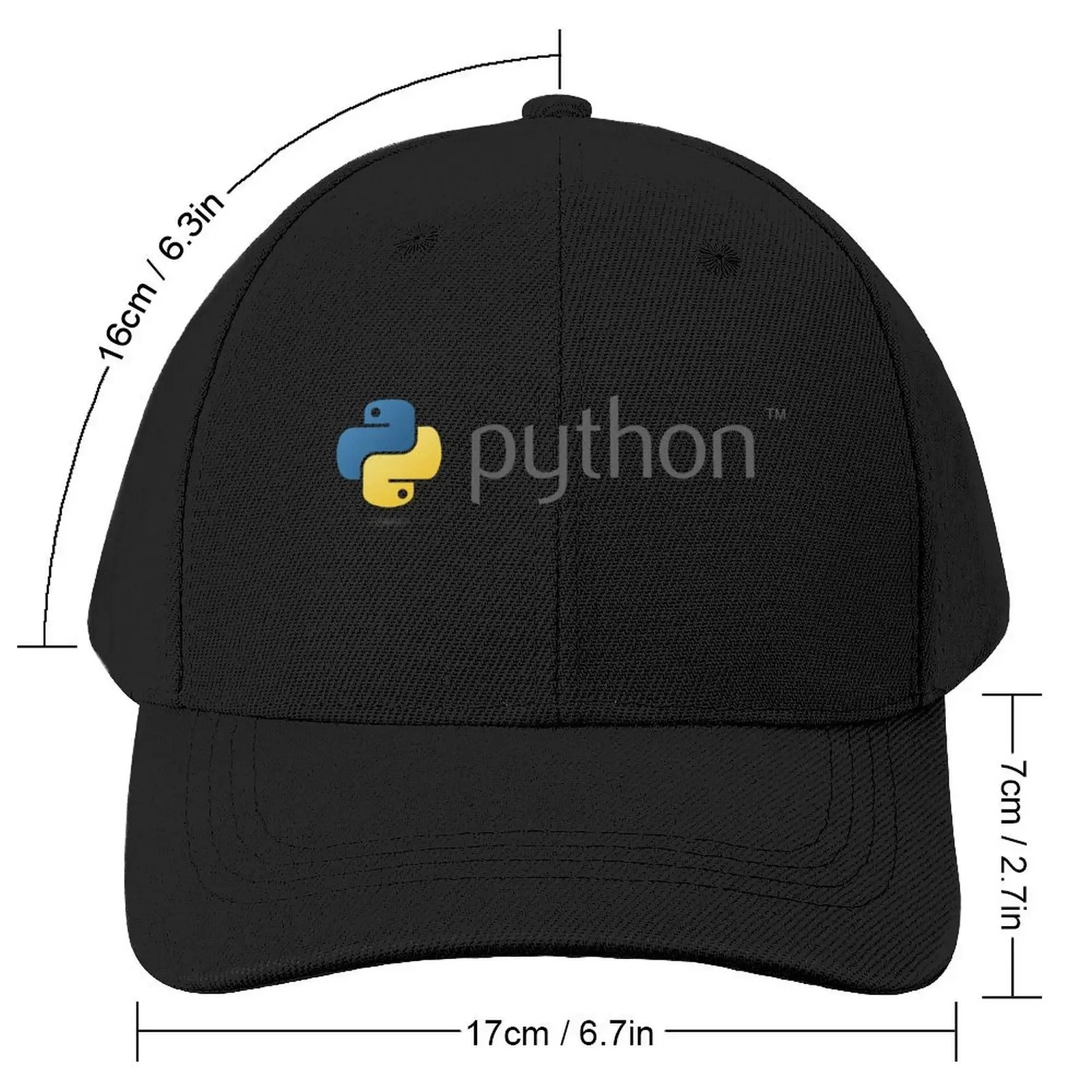 Python design devs - Code store Baseball Cap custom Hat Hat Baseball Cap Girl Men's