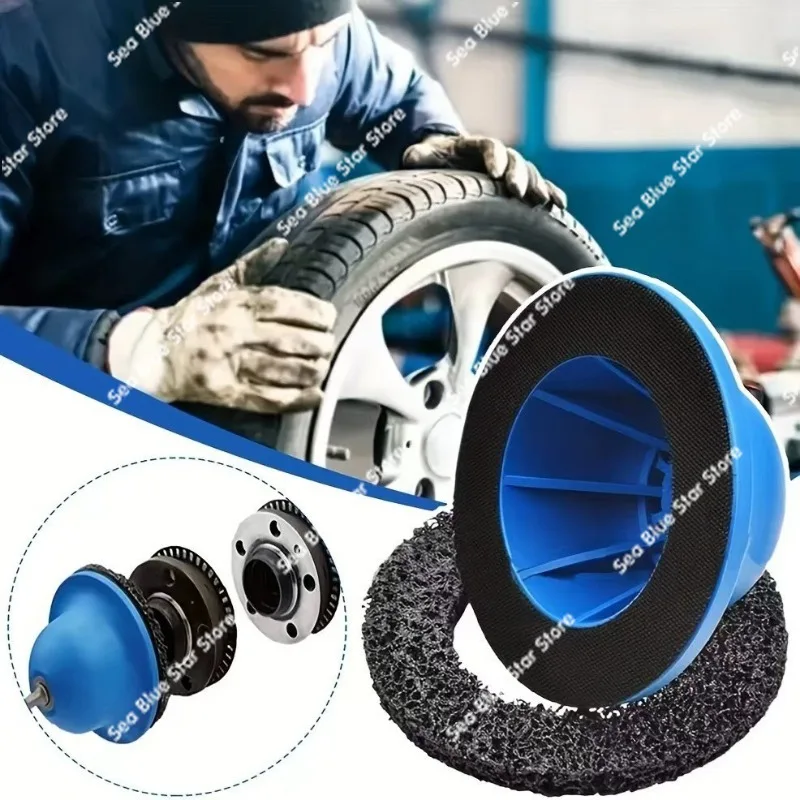 Wheel hub sander Wheel hub hand brake disc cleaning sanding blade rust removal, grinding automotive sheet metal