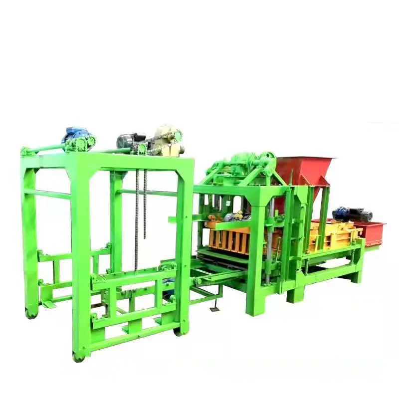 Qt4-25Plc Guangzhou Block Making Full Automatic Brick Cleaning Machine