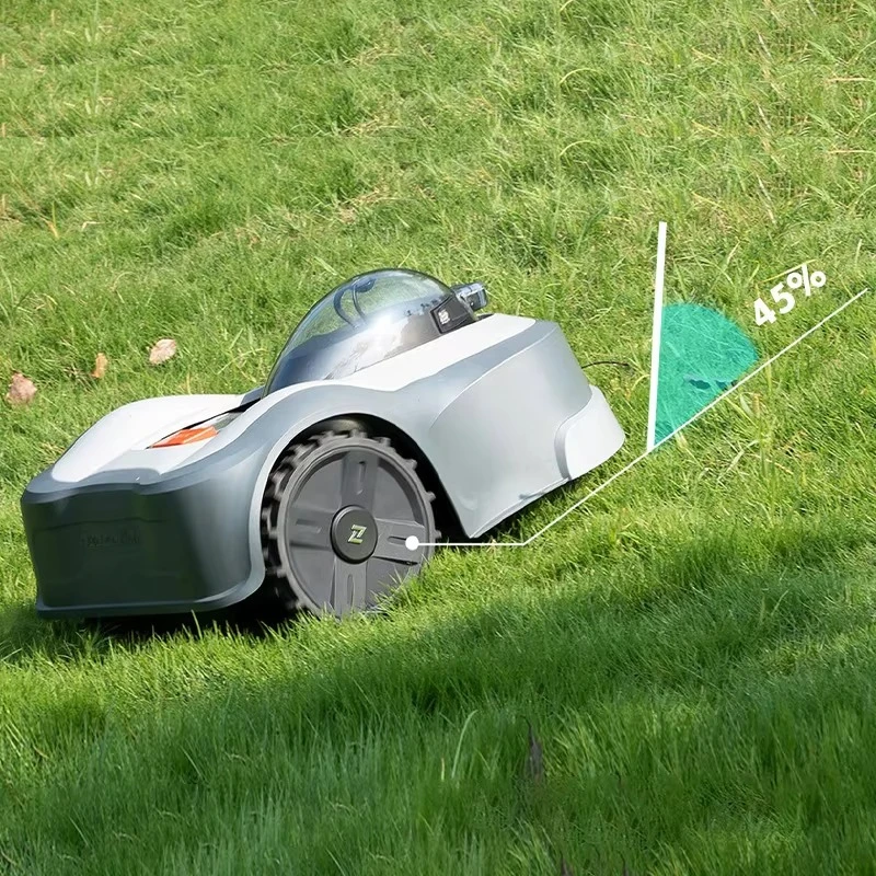 تخصيص تحديد المواقع الذكية جزازة العشب روبوت الذكاء الاصطناعي 1600 واط المنحدر 45 درجة شحن سريع N2000 جزازة العشب #5