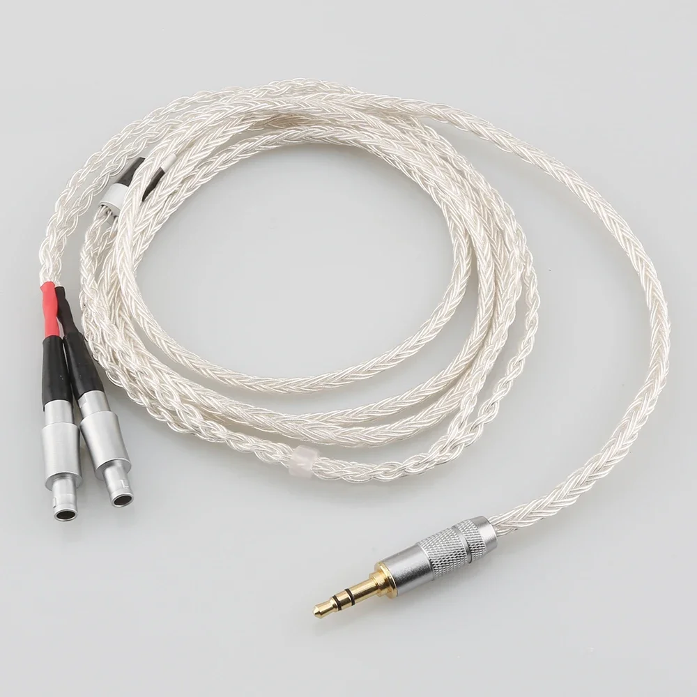 16 Core OCC Silver Plated Headphone Cable For Sennheiser HD800 HD800s HD820s HD820 Enigma Acoustics Dharma D1000