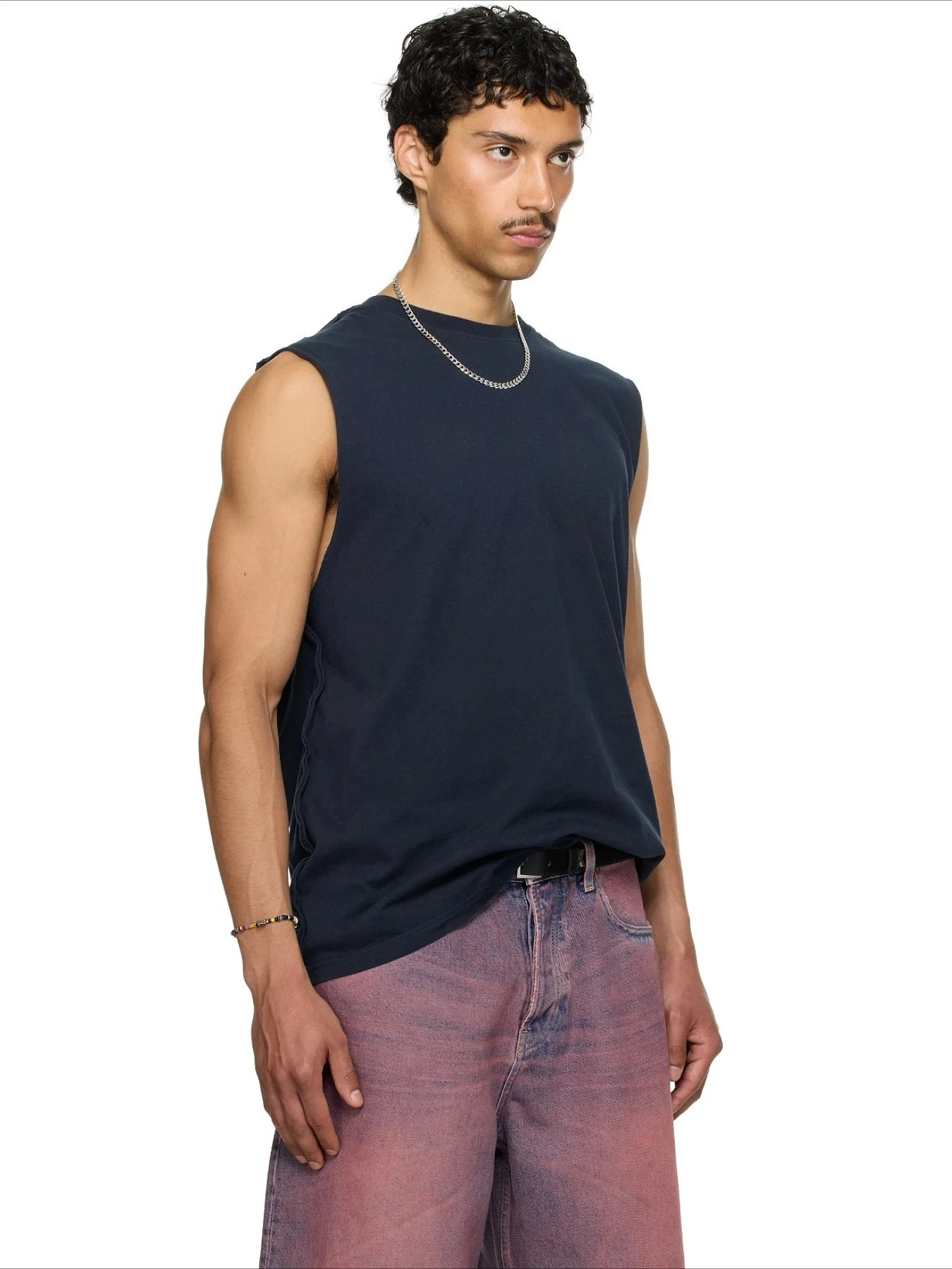 Marti Double Deconstructed Alphabet Print Vest Double Vest