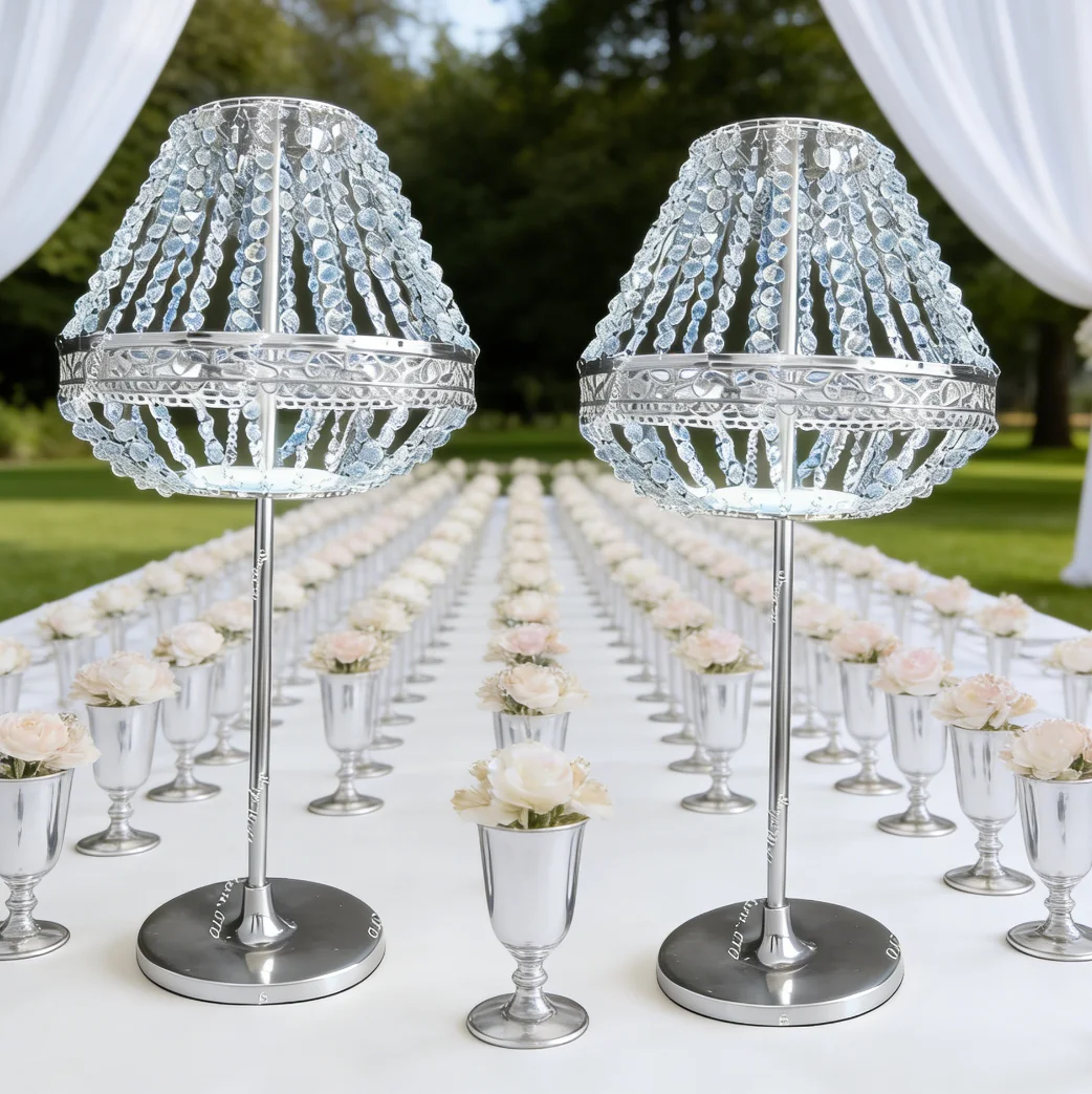 

Свадебные световые декорации (110 см) 5/6-10 шт. - Хрустальная люстра, роскошные светильники для вечеринок, мероприятий, сцены, декоративное освещение для стола