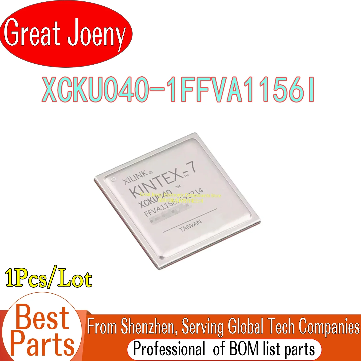 100% New Original XCKU040-1FFVA1156I XCKU040 IC Chipset FCBGA-1156 Bulk Best Price