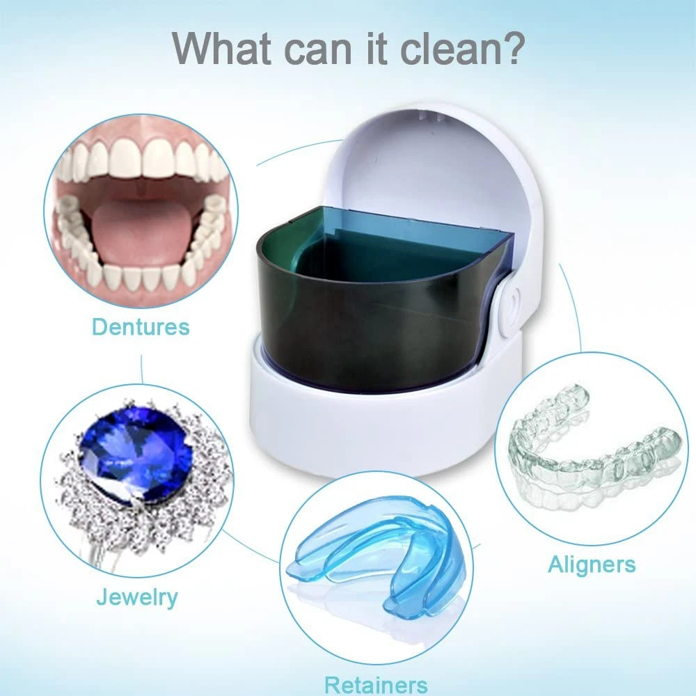 Cordless Denture Cleaner Premium Jewelry Coins Cleaning Machine