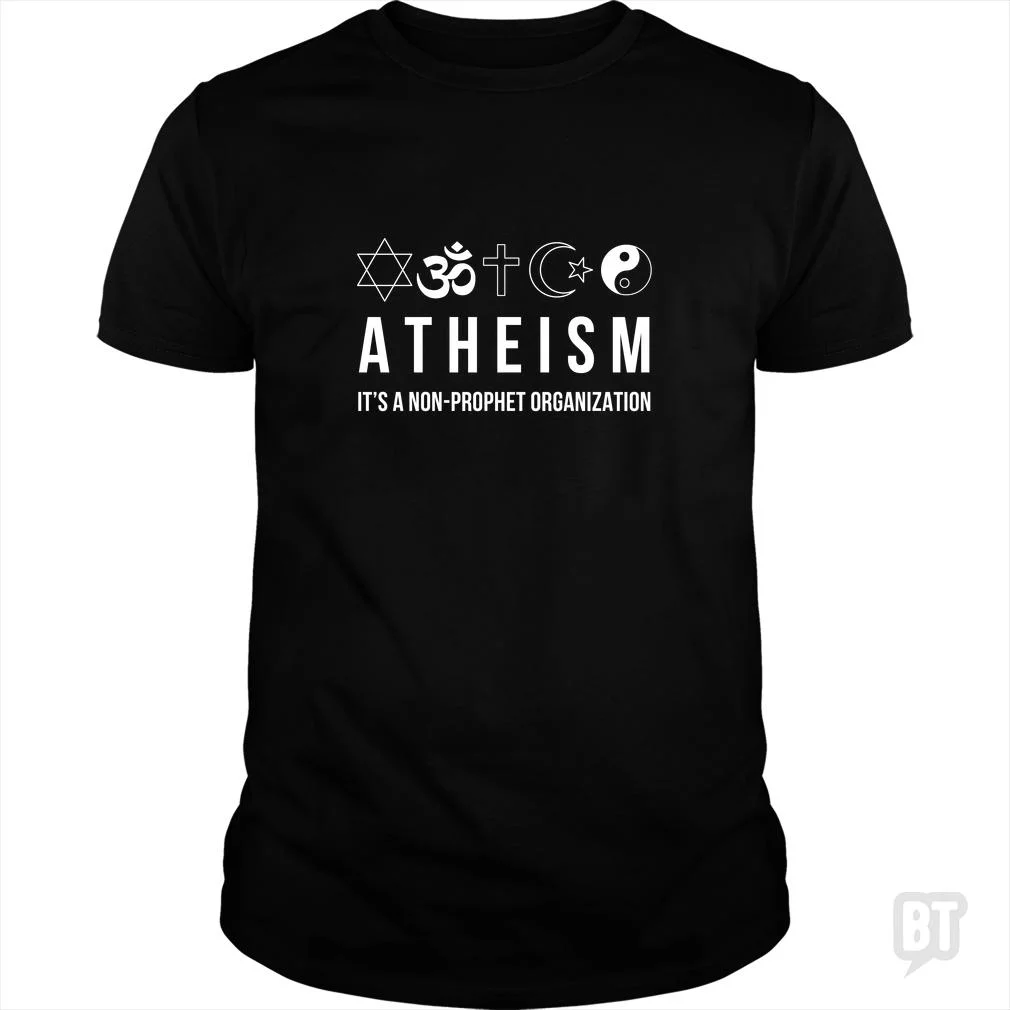 Atheism Men T-shirt Summer Cotton Short Sleeve O-Neck Men\'s T-Shirt