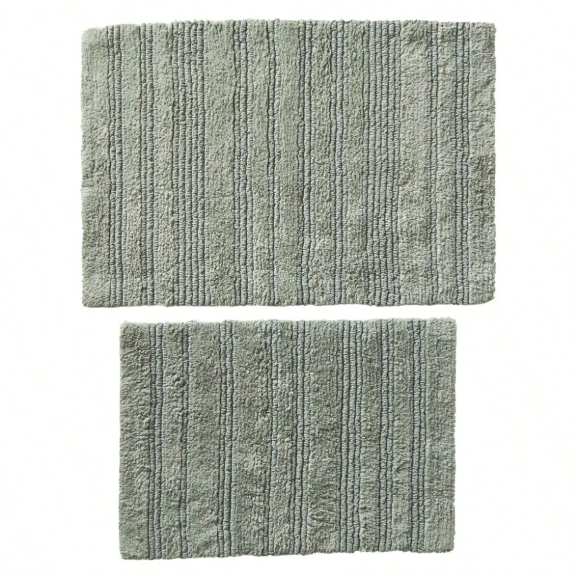 

Cotton cut pile loop pile double-sided rug, two-piece set, bathroom rug set, machine washable. carpets for living room
