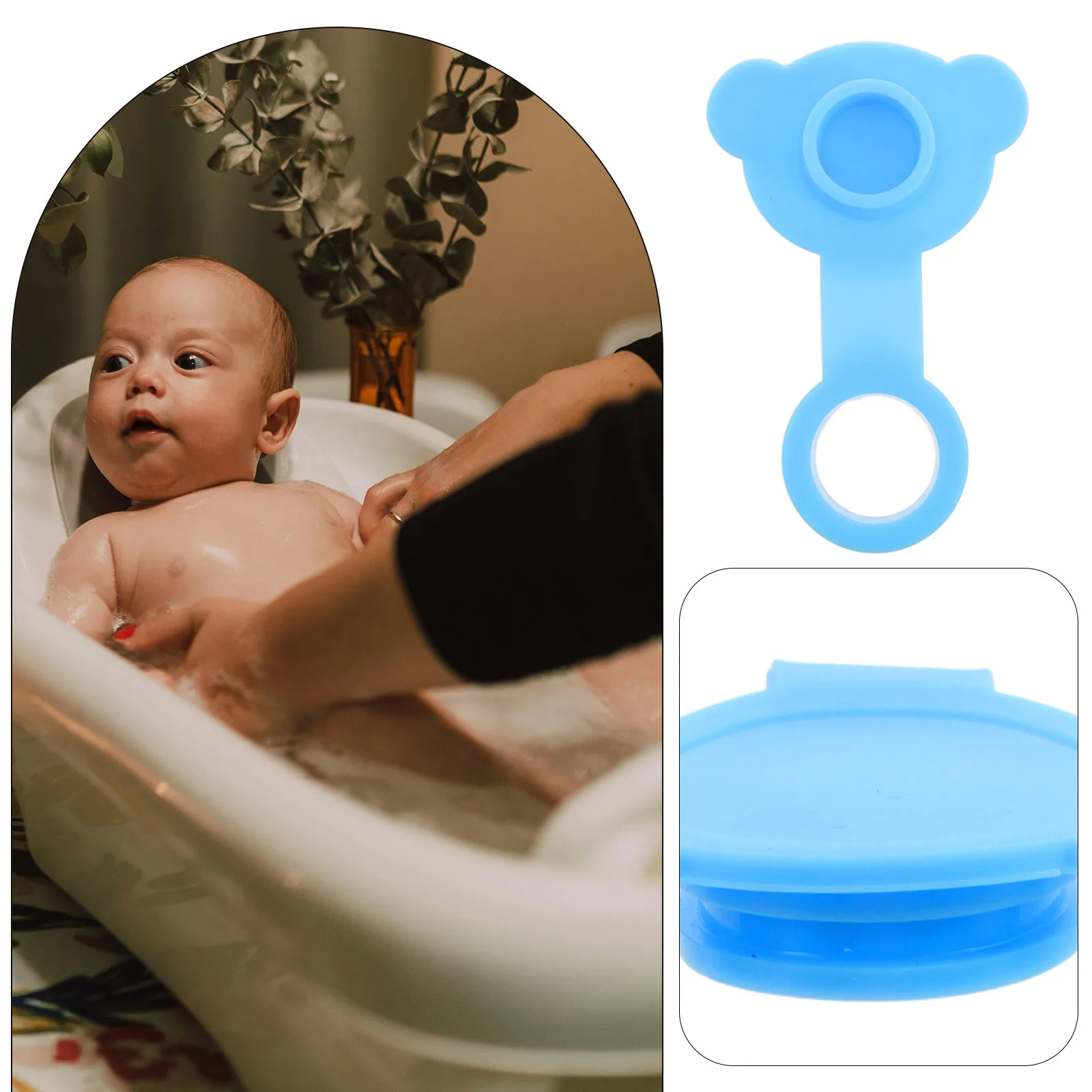 Baby-Badewannen-Abflussstopfen aus Silikon für die Wasserspeicherung im Badewanne, niedliches Design, einfach zu entfernen für das Bad von Kleinkindern