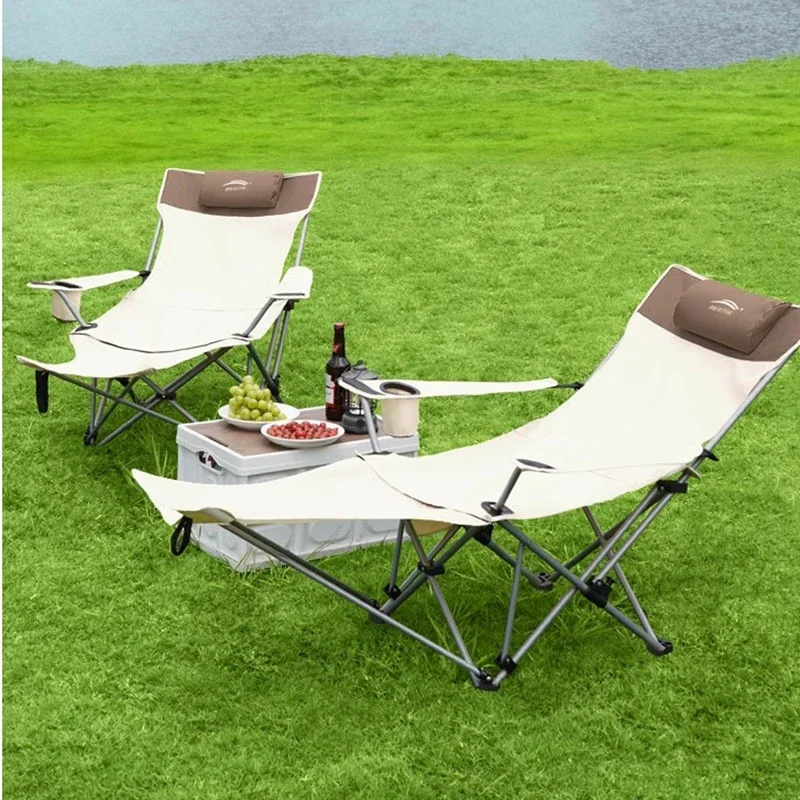 Metal Fishing Beach Chairs Camping Backrest Picnic Foldable Beach Chairs Relax Portable Outdoor Furniture Chaises De Plage LLOC