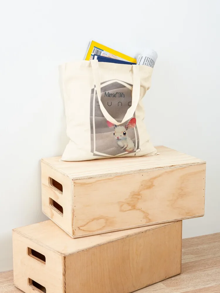 DUNE. Sand Mouse (medium beige gray background) Tote Bag bag for beach Women's tote bag eco pack