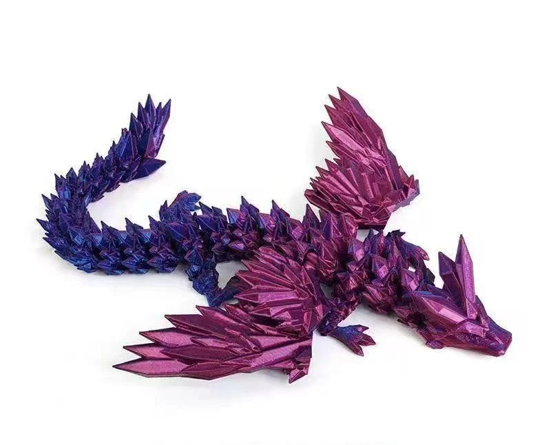 15cm 3D-Gedruckter Drache mit Beweglichen Flügeln Bewegliche Gelenke Fidget-Spielzeug Drehbares Gelenkspielzeug Büro-Schreibtisch-Dekoration Handwerk Geschenk – Detail 1