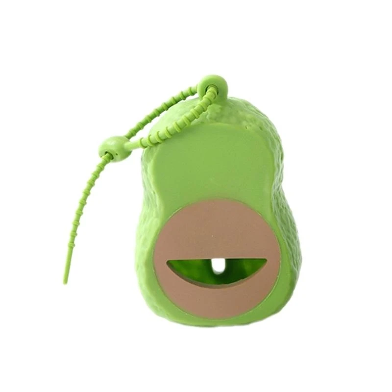E8BD Outdoor Walking Dog Poop Bag Dispenser Hangable Dog Poop Bag Holder Pet Supplies Avocado Pet Waste Bag Dispenser