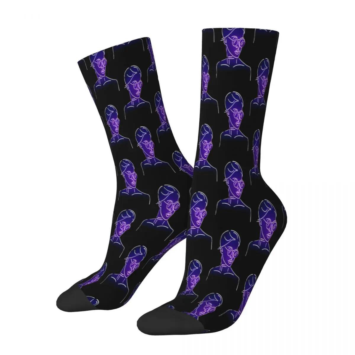 

Glasses Darkness Socks Male Mens Women Summer Stockings Hip Hop