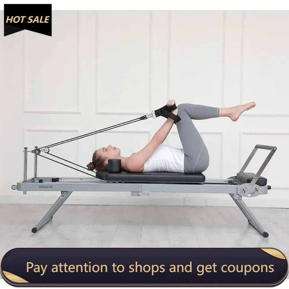 

Pilates Reformer Machine ,Foldable Pilates Machine Equipment for Home