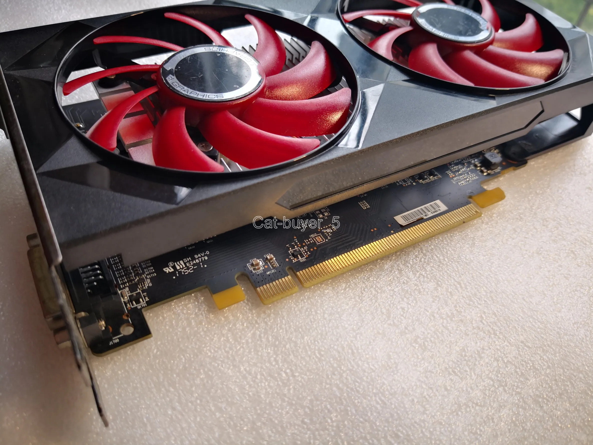 Kartu Video PCI-E DP DVI HDMI Digunakan AMD Radeon RX560 4GB GDDR5