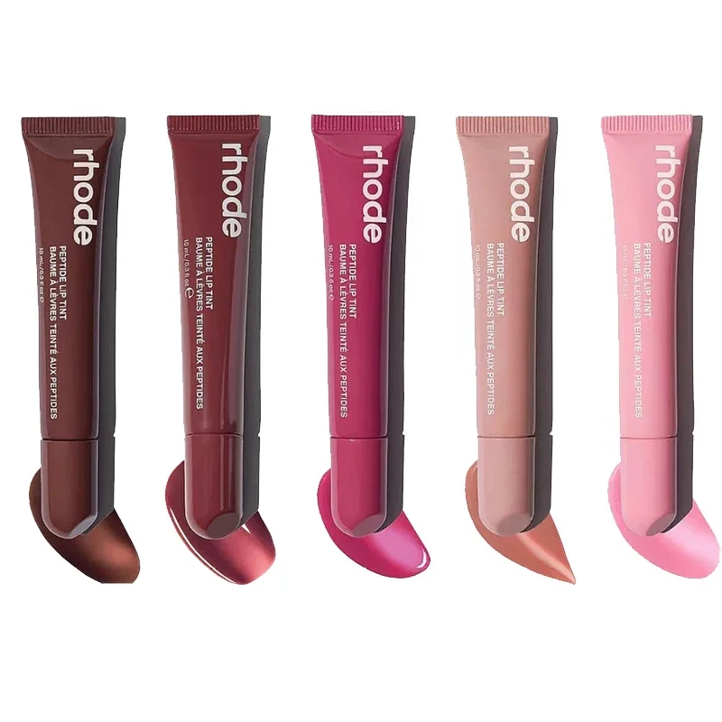 Novo Gloss Labial Colorido Ribbon Toast Espresso, Bastão de Blush de Bolso, Blush à Prova d'Água de Longa Duração, Batom Hidratante com Brilho e Delineador Labial