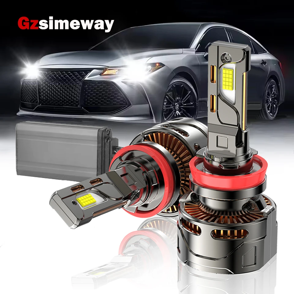 

2PCS H7 H4 LED Headlight 90000LM Canbus H11 H8 H1 H3 9005 HB3 9006 HB4 9012 881 H13 Led Headlamp Turbo Auto Fog Lamp 6500K 12V
