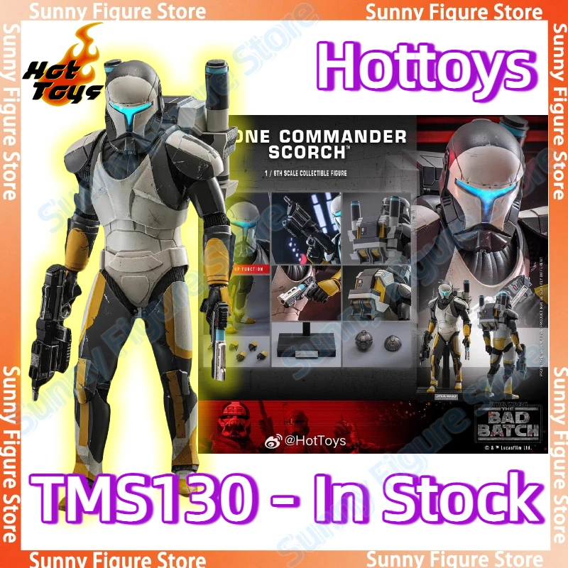 

In Stock HotToys Hot Toys HT Exclusive TMS130 Star Wars Clone Commander Scorch 1/6 Anime Action Figure Toys Model Collectible