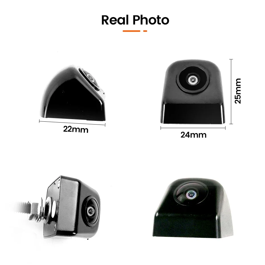 AHD 1080P 720P العالمي عين السمكة عكس الكاميرا مقاوم للماء سيارة كاميرا الرؤية الخلفية كامل HD للرؤية الليلية 170 °   زاوية واسعة