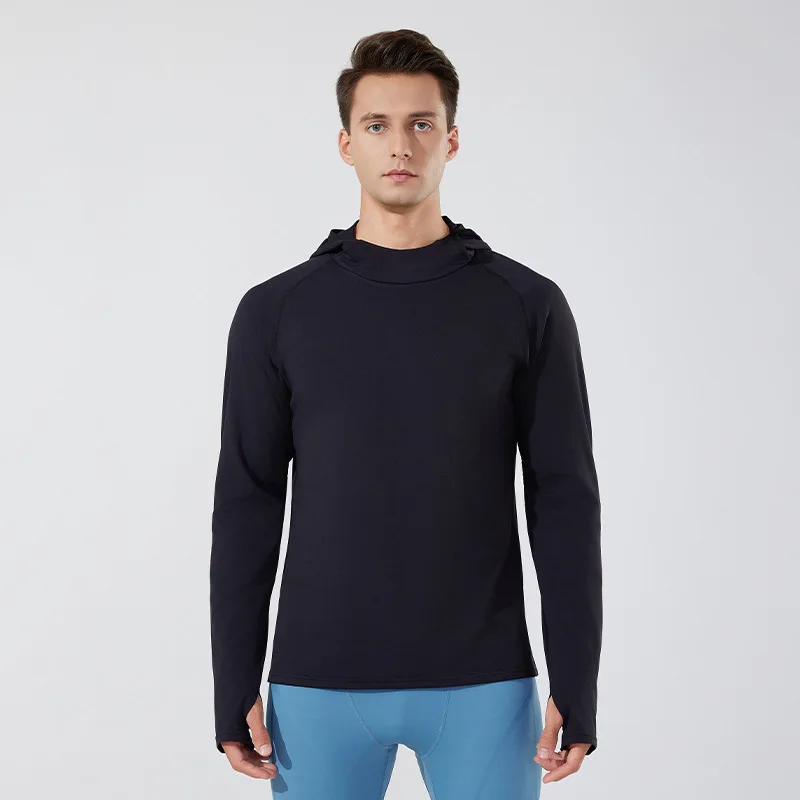 Spring Thermal Bodybuilding Top Men Compression Gym Running T Shirt Long Sleeve Fitness Shirts Quick Dry Sport Football T-Shirts