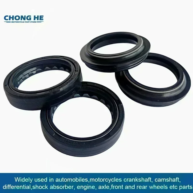 

41x54 Front Shock Fork Damper Shaft Oil Dust Seal Retainers for Harley DAVIDSON FLHR ROAD KING 1584 FLHT ELECTRA GLIDE STANDARD