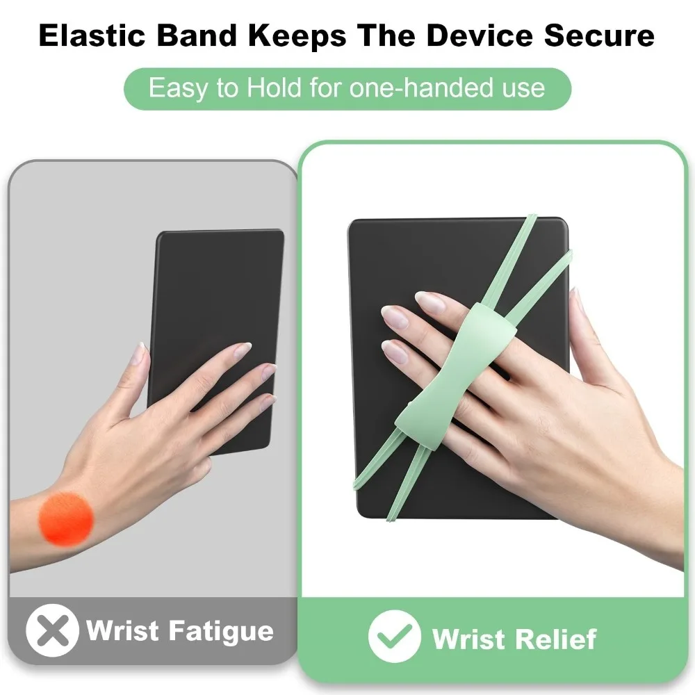 Nuovo cinturino da polso leggero Comodo supporto per impugnatura sicura in silicone Accessori Kindle per Kindle e tablet