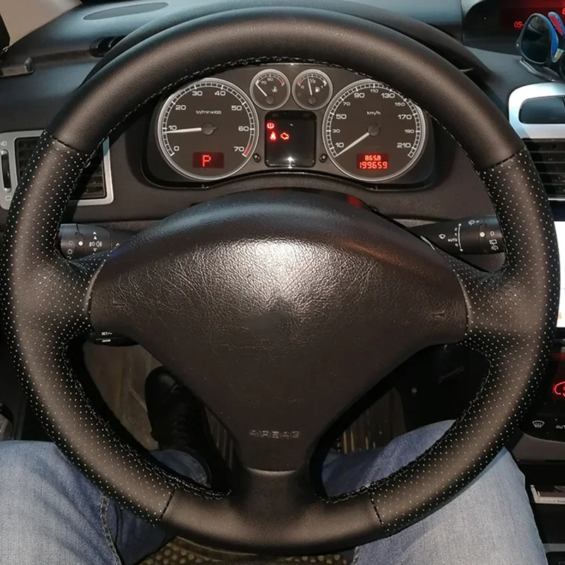 

Оплетка на руль автомобиля для Peugeot 307 2001-2008 307 SW 2005-2008