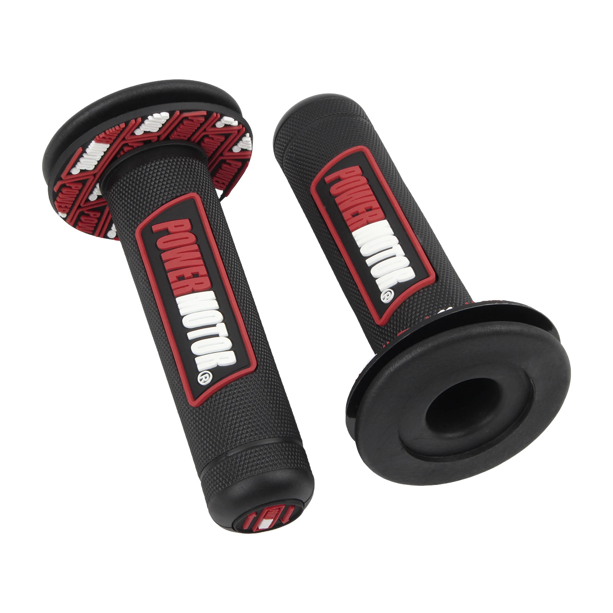 POWERMOTOR Motorrad 7/8" 22 24mm Schnellspann-Griffe für Honda Yamaha KTM Racing Motocross Gel Rub Lenkergriffe – Detail 5