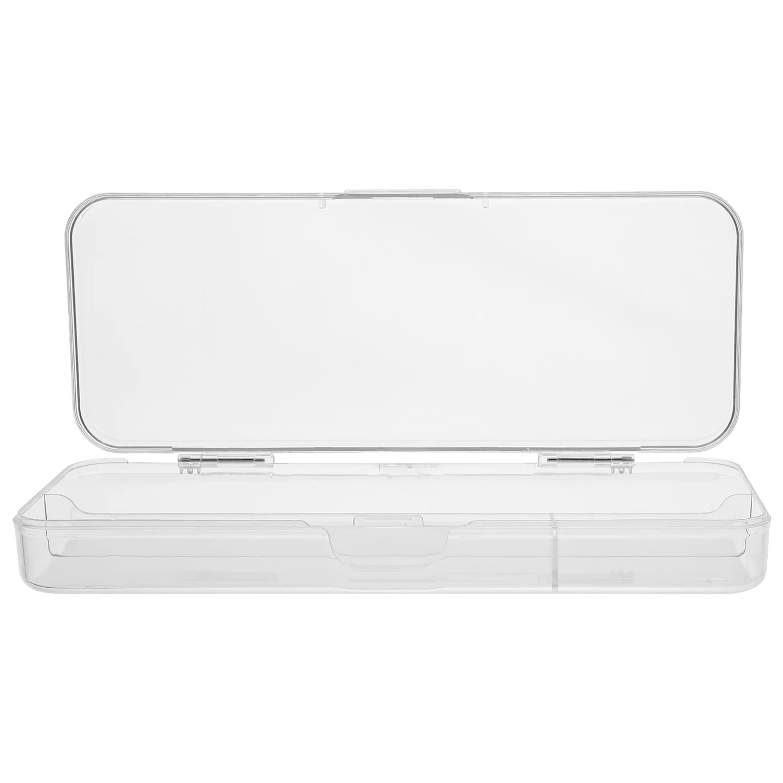 Transparent Pencil Case Large Capacity Pen Storage Container Plastic Desk ganizer Stationery Box Clear Portable