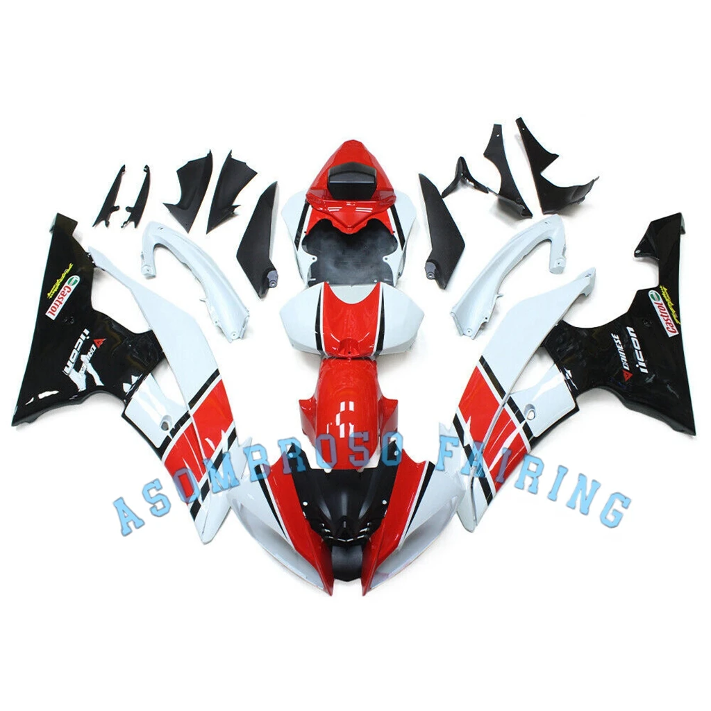 Custom Motorcycle Fairing Kit for Yamaha R6 08-16 YZF600 2008 2009 2010 2011 2012 2013 YZF R6 2014 2015 2016 Injection Bodywork image 2