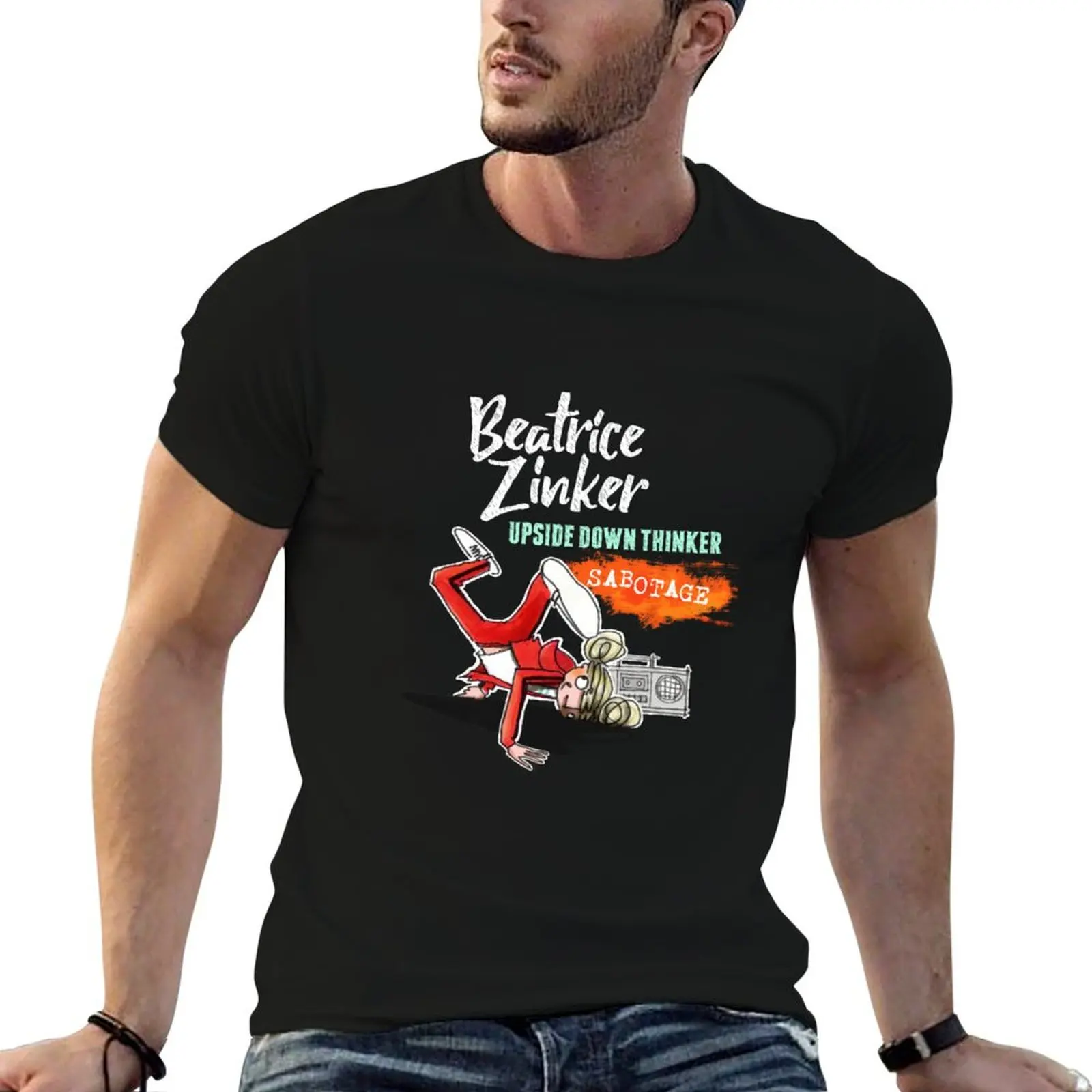 Camiseta Beatrice Zinker Sabotage Merchandise, camisetas para hombre, camisetas de algodón para hombre