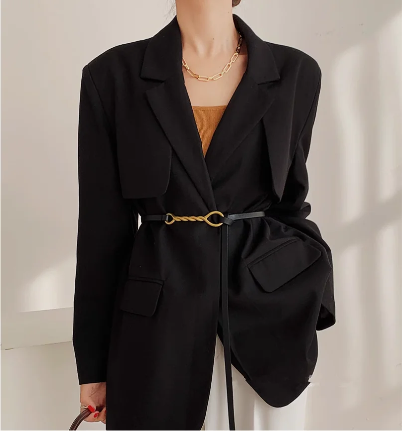 

Retro knotted thin waistband for women, dress and coat, versatile decoration sweater belt for women fashionable trendy
