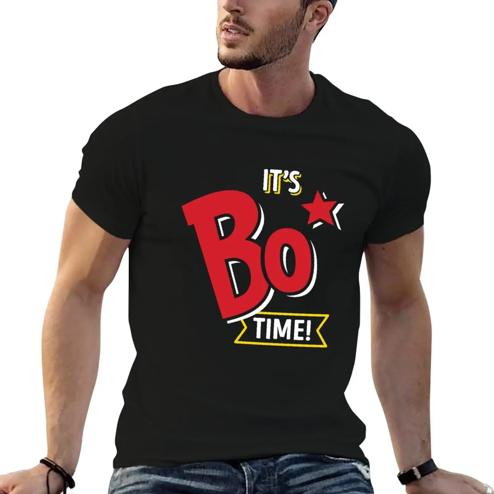 

It's Bo Time! - Bojangles Classic T-Shirt vintage blue lock Aesthetic clothing oversized t shirt men