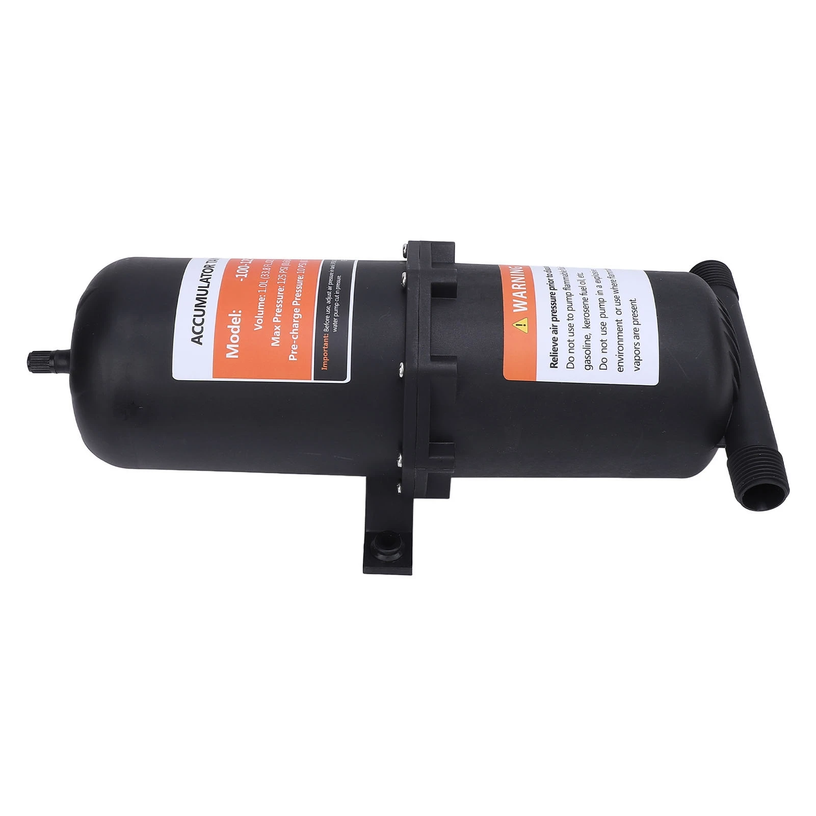 E9 1L Constant Pressure Tank 1/2 MNPT Port Pre Pressurized Accumulator Tank for Boat Travel Trailer Maximum 125PSI