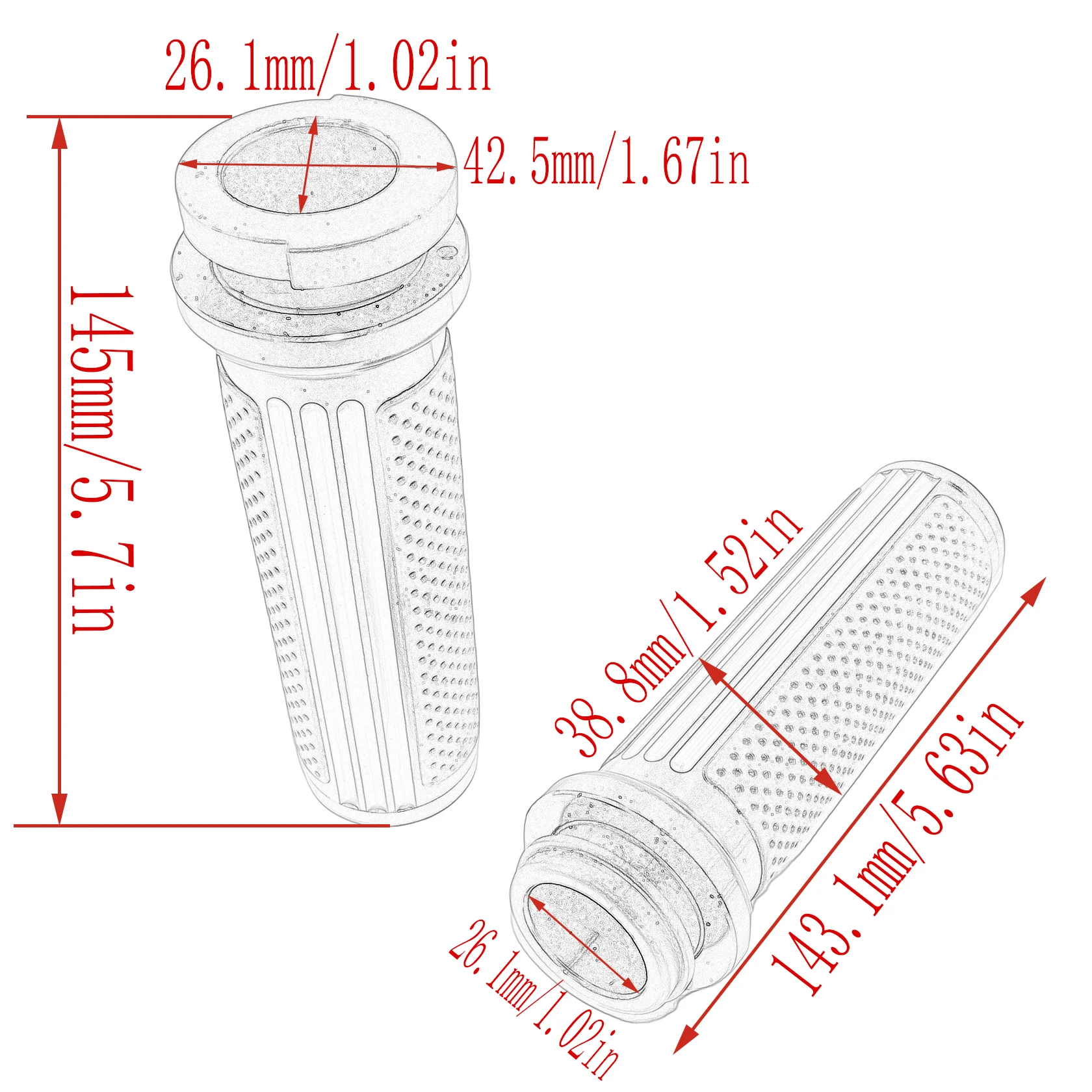 Motorcycle 1\'\' 25mm Electronic Throttle Handle Bar Hand Grips For Harley Touring Electra Glide Road King Softail Slim FLS FLHXS